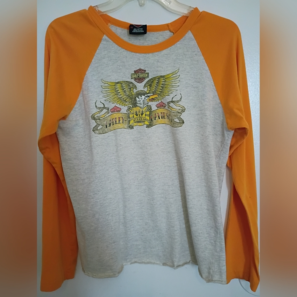 VTG Harley-Davidson‎ Women's Long Sleeve T-shirt Atlanta Ga.Sz 2X